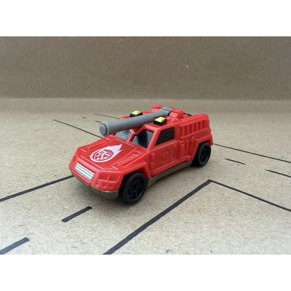 Vintage 1997 Mattel Hot Wheels McDonalds Happy Meal Toy #10 Fire Truck 1/64 Car